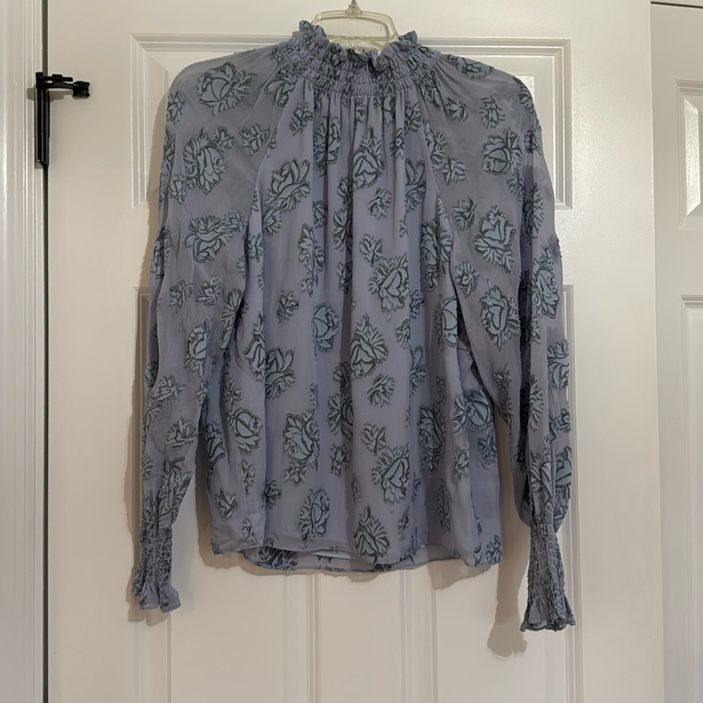 Rebecca taylor high neck blouse. Size 4